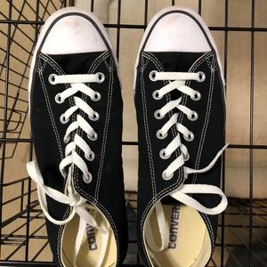 Black converse shoes, only worn a couple of times.
